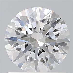 Picture of Lab Created Diamond 1.10 Carats, Round with Ideal Cut, F Color, VVS2 Clarity and Certified by IGI