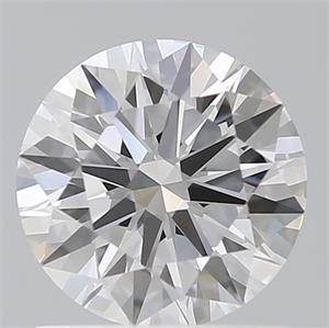 Picture of Lab Created Diamond 1.10 Carats, Round with Ideal Cut, D Color, VS1 Clarity and Certified by IGI