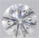 Lab Created Diamond 1.11 Carats, Round with Ideal Cut, D Color, VVS2 Clarity and Certified by IGI
