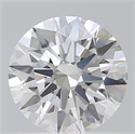 Lab Created Diamond 1.08 Carats, Round with Ideal Cut, D Color, VS1 Clarity and Certified by IGI