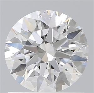Picture of Lab Created Diamond 1.09 Carats, Round with Ideal Cut, D Color, VS2 Clarity and Certified by IGI