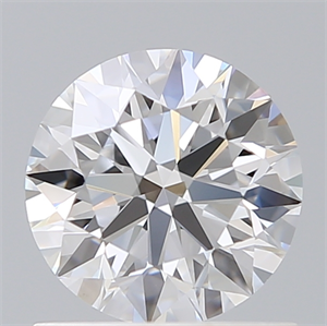 Picture of Lab Created Diamond 0.96 Carats, Round with Ideal Cut, D Color, VVS2 Clarity and Certified by IGI