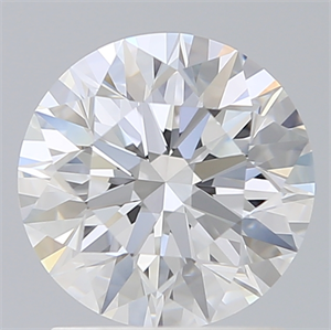 Picture of Lab Created Diamond 1.72 Carats, Round with Excellent Cut, E Color, VS1 Clarity and Certified by IGI