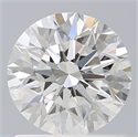 Lab Created Diamond 1.14 Carats, Round with Excellent Cut, F Color, VVS2 Clarity and Certified by IGI