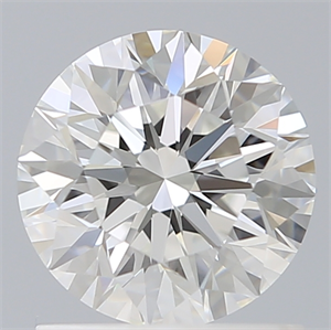 Picture of Lab Created Diamond 1.14 Carats, Round with Excellent Cut, F Color, VVS2 Clarity and Certified by IGI