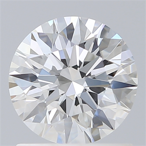Picture of Lab Created Diamond 1.10 Carats, Round with Ideal Cut, D Color, VVS2 Clarity and Certified by IGI