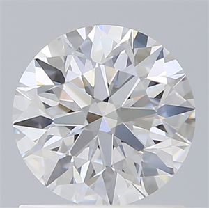 Picture of Lab Created Diamond 1.10 Carats, Round with Excellent Cut, E Color, VVS2 Clarity and Certified by IGI