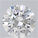 Lab Created Diamond 1.21 Carats, Round with Excellent Cut, D Color, VVS2 Clarity and Certified by IGI
