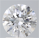 Lab Created Diamond 1.61 Carats, Round with Excellent Cut, D Color, VS1 Clarity and Certified by IGI