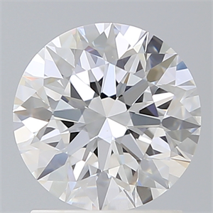 Picture of Lab Created Diamond 1.61 Carats, Round with Excellent Cut, D Color, VS1 Clarity and Certified by IGI