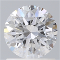 Lab Created Diamond 1.12 Carats, Round with Excellent Cut, E Color, VS1 Clarity and Certified by IGI