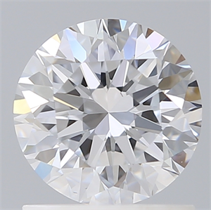 Picture of Lab Created Diamond 1.12 Carats, Round with Excellent Cut, E Color, VS1 Clarity and Certified by IGI
