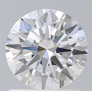 Picture of Lab Created Diamond 1.11 Carats, Round with Excellent Cut, D Color, VS1 Clarity and Certified by IGI