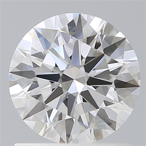 Picture of Lab Created Diamond 1.11 Carats, Round with Ideal Cut, E Color, VS1 Clarity and Certified by IGI