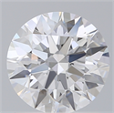 Lab Created Diamond 1.31 Carats, Round with Ideal Cut, D Color, VS1 Clarity and Certified by IGI