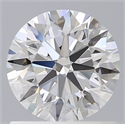 Lab Created Diamond 1.01 Carats, Round with Excellent Cut, E Color, VVS2 Clarity and Certified by IGI