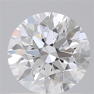 Picture of Lab Created Diamond 1.09 Carats, Round with Excellent Cut, E Color, VVS2 Clarity and Certified by IGI