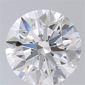 Picture of Lab Created Diamond 1.38 Carats, Round with Excellent Cut, D Color, VS2 Clarity and Certified by IGI