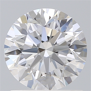 Picture of Lab Created Diamond 1.24 Carats, Round with Excellent Cut, D Color, VVS2 Clarity and Certified by IGI
