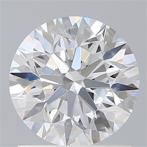 Picture of Lab Created Diamond 1.24 Carats, Round with Excellent Cut, D Color, VVS2 Clarity and Certified by IGI