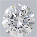 Lab Created Diamond 1.70 Carats, Round with Excellent Cut, D Color, VS1 Clarity and Certified by IGI