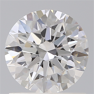 Picture of Lab Created Diamond 1.08 Carats, Round with Ideal Cut, D Color, VS2 Clarity and Certified by IGI