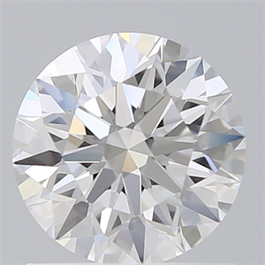 Picture of Lab Created Diamond 1.12 Carats, Round with Ideal Cut, D Color, VS2 Clarity and Certified by IGI
