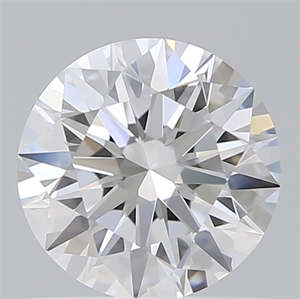 Picture of Lab Created Diamond 1.08 Carats, Round with Ideal Cut, E Color, VVS2 Clarity and Certified by IGI