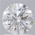 Lab Created Diamond 1.21 Carats, Round with Excellent Cut, D Color, VVS2 Clarity and Certified by IGI