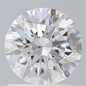 Picture of Lab Created Diamond 1.13 Carats, Round with Ideal Cut, D Color, VS2 Clarity and Certified by IGI