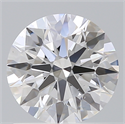 Lab Created Diamond 1.14 Carats, Round with Ideal Cut, D Color, VS2 Clarity and Certified by IGI