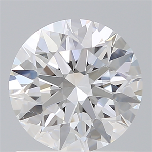 Picture of Lab Created Diamond 1.11 Carats, Round with Ideal Cut, D Color, VS2 Clarity and Certified by IGI