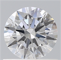 Lab Created Diamond 0.73 Carats, Round with Ideal Cut, D Color, VVS2 Clarity and Certified by IGI