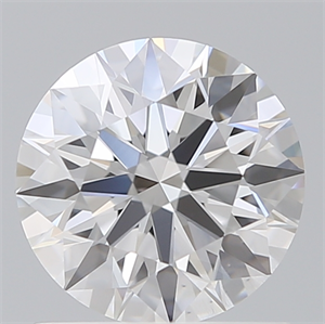 Picture of Lab Created Diamond 1.12 Carats, Round with Ideal Cut, D Color, VS2 Clarity and Certified by IGI