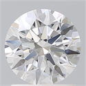 Lab Created Diamond 1.32 Carats, Round with Ideal Cut, D Color, VS1 Clarity and Certified by IGI