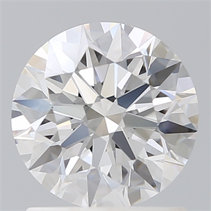 Picture of Lab Created Diamond 1.32 Carats, Round with Ideal Cut, D Color, VS1 Clarity and Certified by IGI