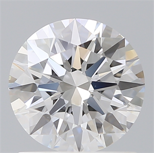 Picture of Lab Created Diamond 1.16 Carats, Round with Ideal Cut, E Color, VVS2 Clarity and Certified by IGI
