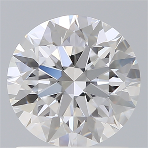 Picture of Lab Created Diamond 1.39 Carats, Round with Excellent Cut, D Color, VS1 Clarity and Certified by IGI