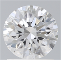 Lab Created Diamond 1.36 Carats, Round with Ideal Cut, D Color, VS1 Clarity and Certified by IGI