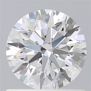 Picture of Lab Created Diamond 0.90 Carats, Round with Excellent Cut, D Color, VVS2 Clarity and Certified by IGI