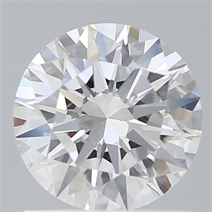 Picture of Lab Created Diamond 1.09 Carats, Round with Excellent Cut, D Color, VS1 Clarity and Certified by IGI