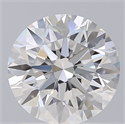 Lab Created Diamond 1.28 Carats, Round with Excellent Cut, D Color, VS1 Clarity and Certified by IGI
