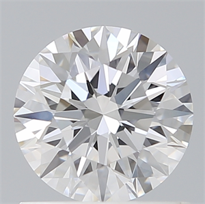 Picture of Lab Created Diamond 0.93 Carats, Round with Ideal Cut, D Color, VVS2 Clarity and Certified by IGI