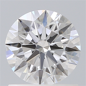 Picture of Lab Created Diamond 1.04 Carats, Round with Ideal Cut, D Color, VS1 Clarity and Certified by IGI