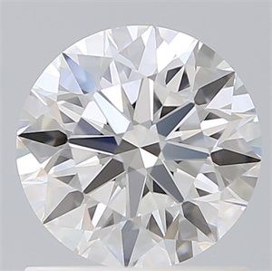 Picture of Lab Created Diamond 1.09 Carats, Round with Ideal Cut, D Color, VS1 Clarity and Certified by IGI