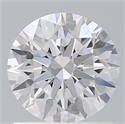 Lab Created Diamond 1.10 Carats, Round with Ideal Cut, D Color, VS1 Clarity and Certified by IGI