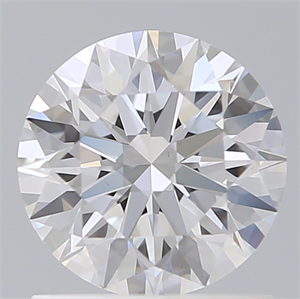 Picture of Lab Created Diamond 1.10 Carats, Round with Ideal Cut, D Color, VS1 Clarity and Certified by IGI