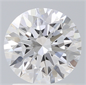 Del inventario de diamantes de laboratorio, 1.61 quilates, Redondo , Color E, claridad VVS2 y certificado IGI
