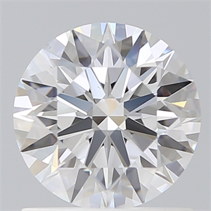 Picture of Lab Created Diamond 1.09 Carats, Round with Ideal Cut, E Color, VS1 Clarity and Certified by IGI