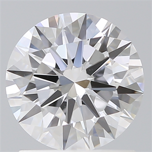 Picture of Lab Created Diamond 1.33 Carats, Round with Excellent Cut, D Color, VS1 Clarity and Certified by IGI